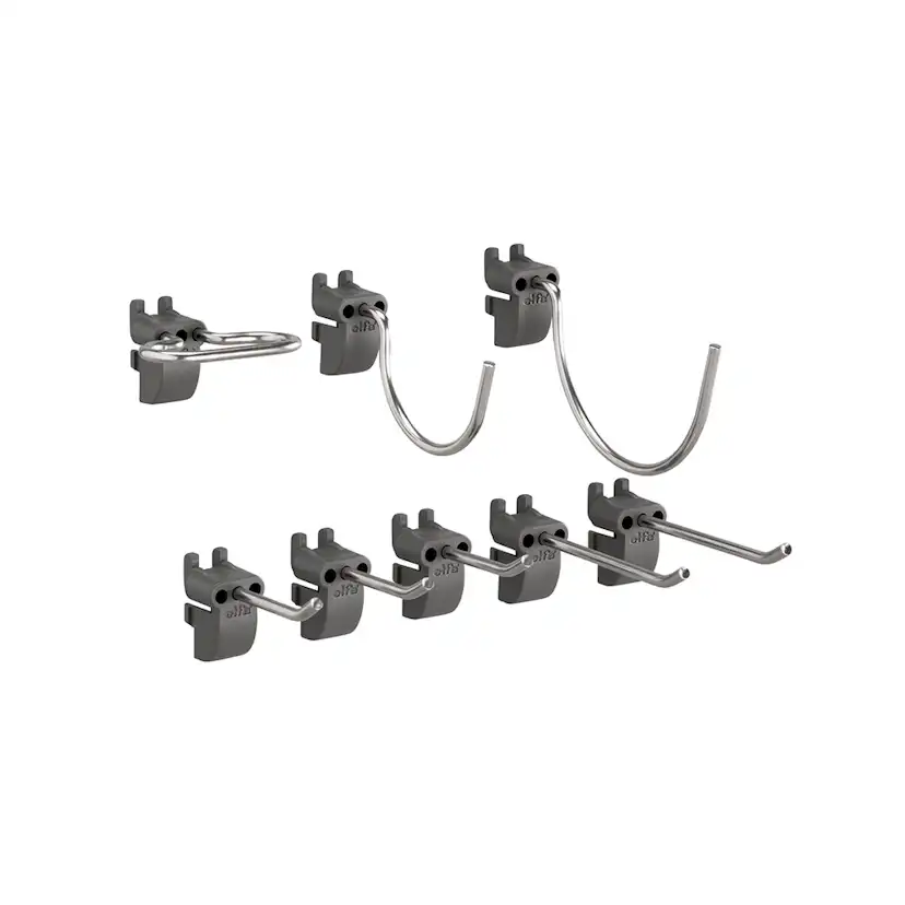 Krokar Elfa Garage+ Blandade