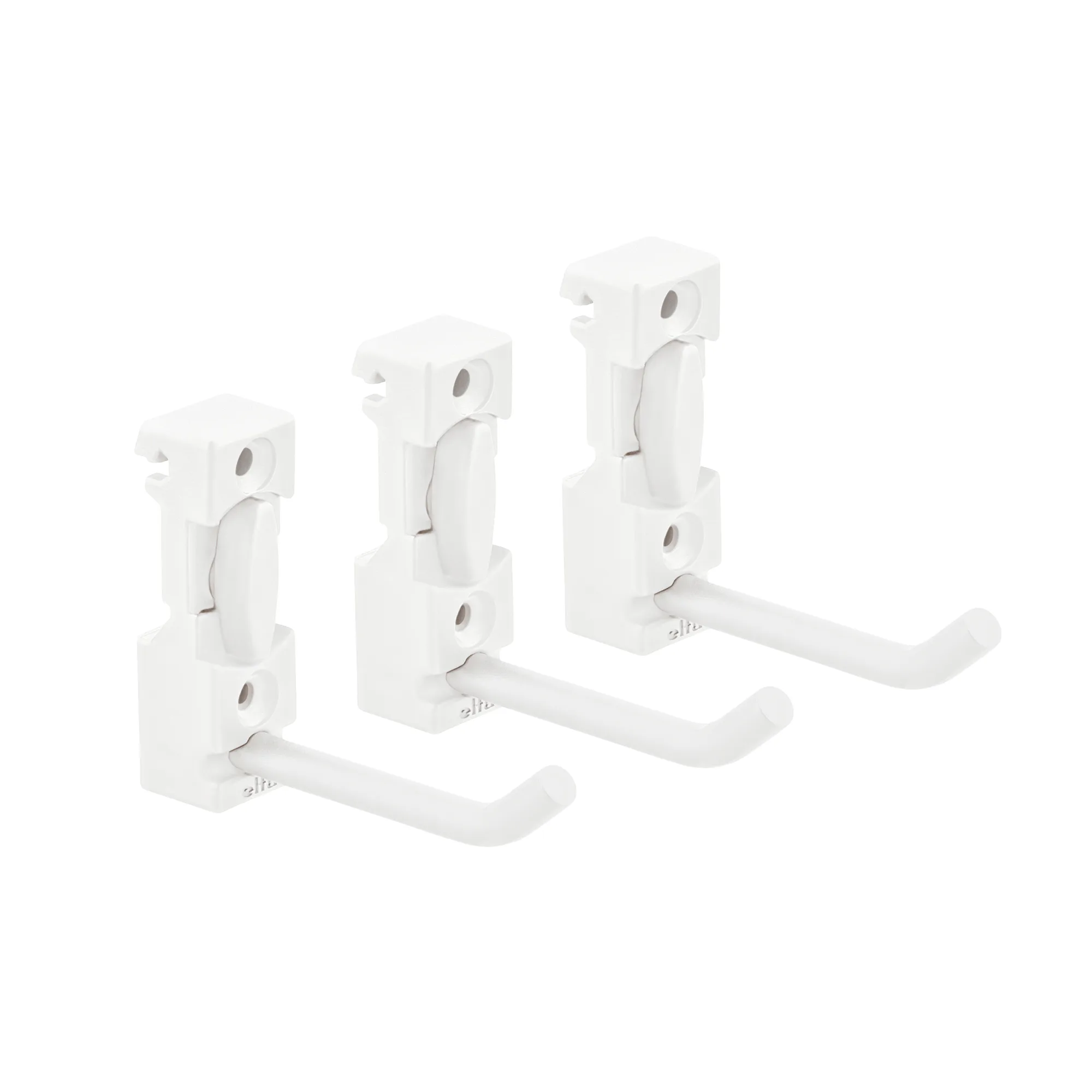 Klädkrok Elfa Classic Krokar för Förvaringsskena 3-pack