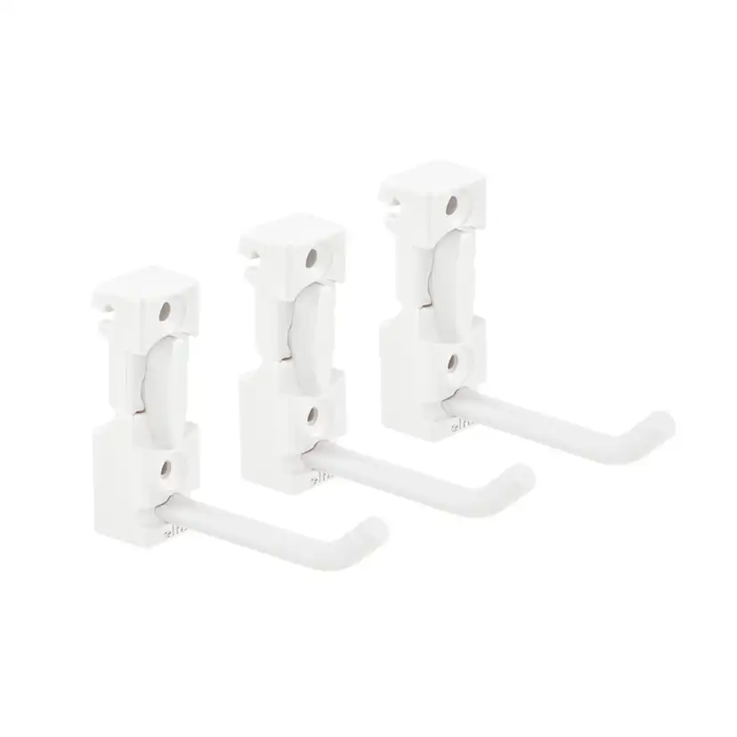 Klädkrok Elfa Classic Krokar för Förvaringsskena 3-pack