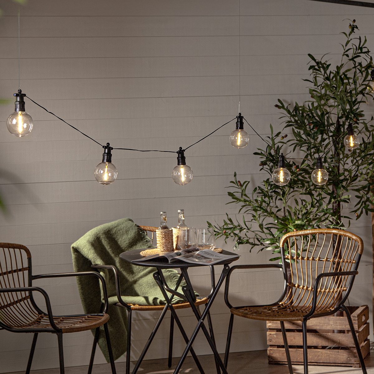 Ljusslinga Star Trading Circus Nevada 10st LED-Lampor