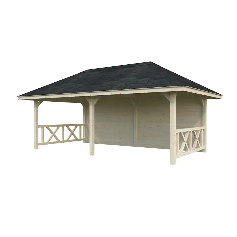 Stuga Palmako Bianca 16,6 m2 Set 2