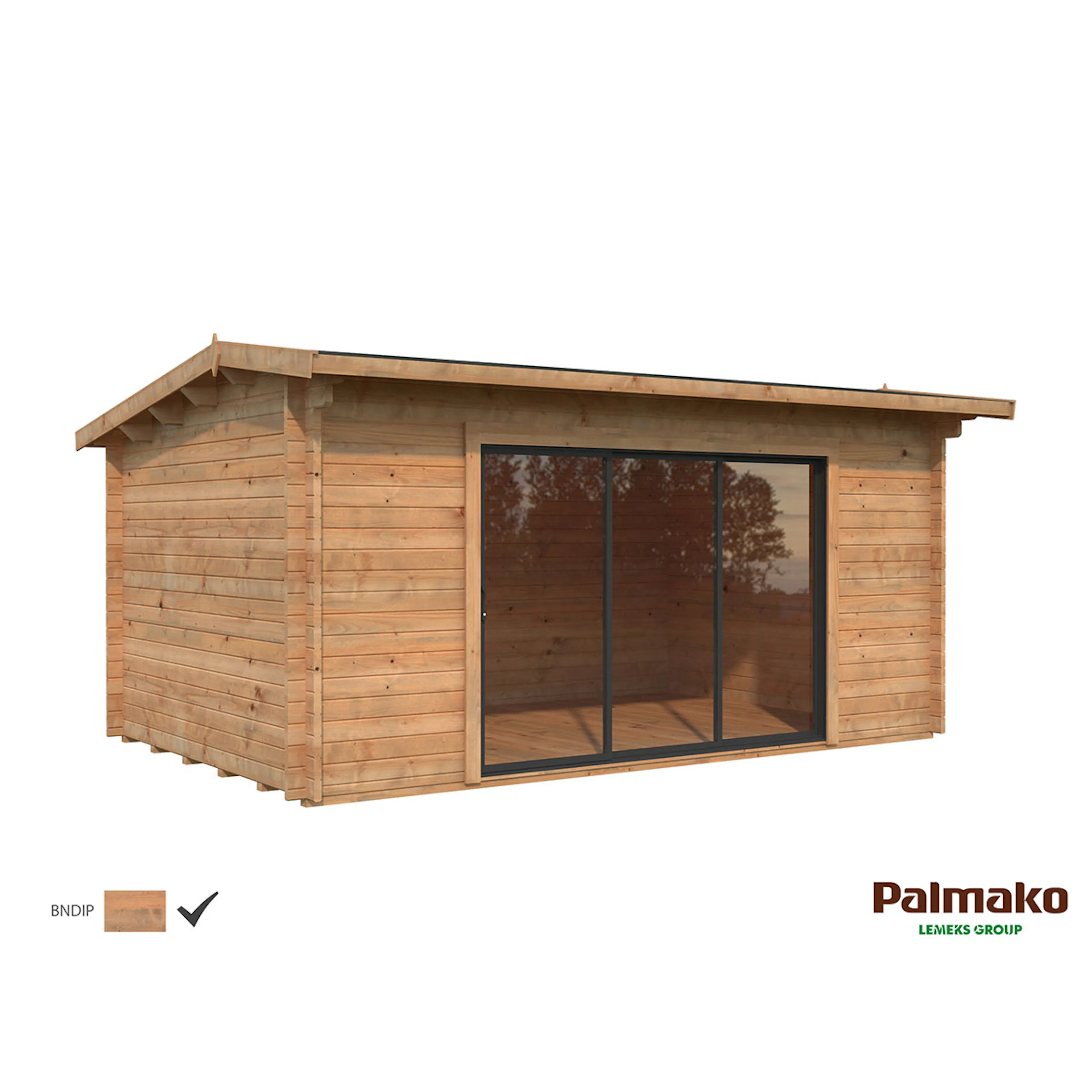 Stuga Palmako Ines 14,4 m2 (inv. 13,7 m2)
