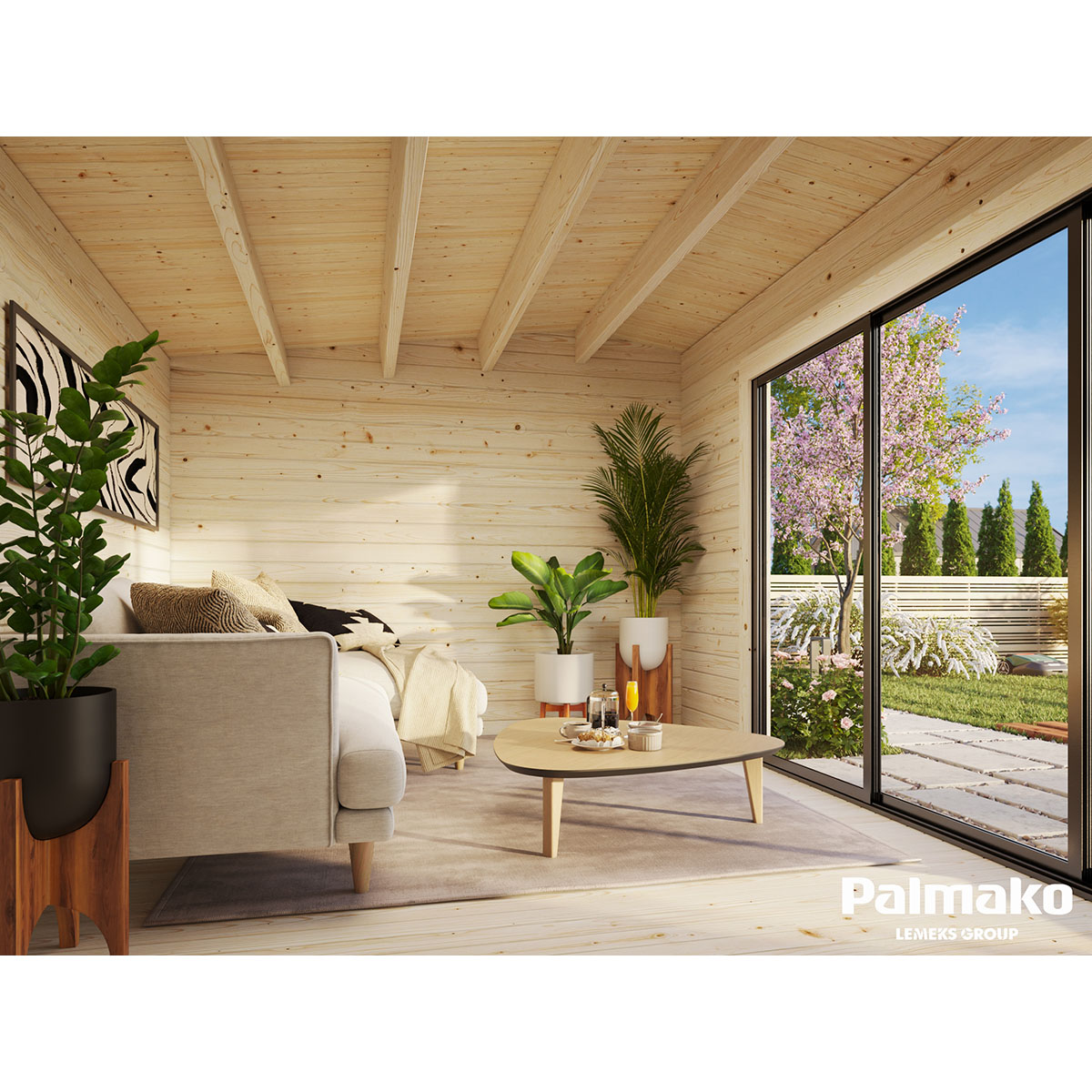 Stuga Palmako Ines 14,4 m2 (inv. 13,7 m2)