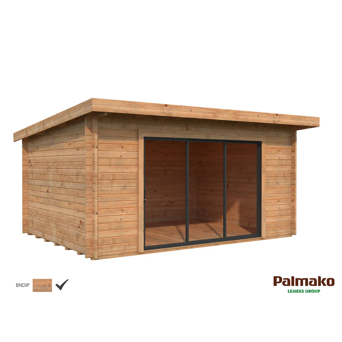 Stuga Palmako Lea 14,9 m2 (inv. 14,2 m2)