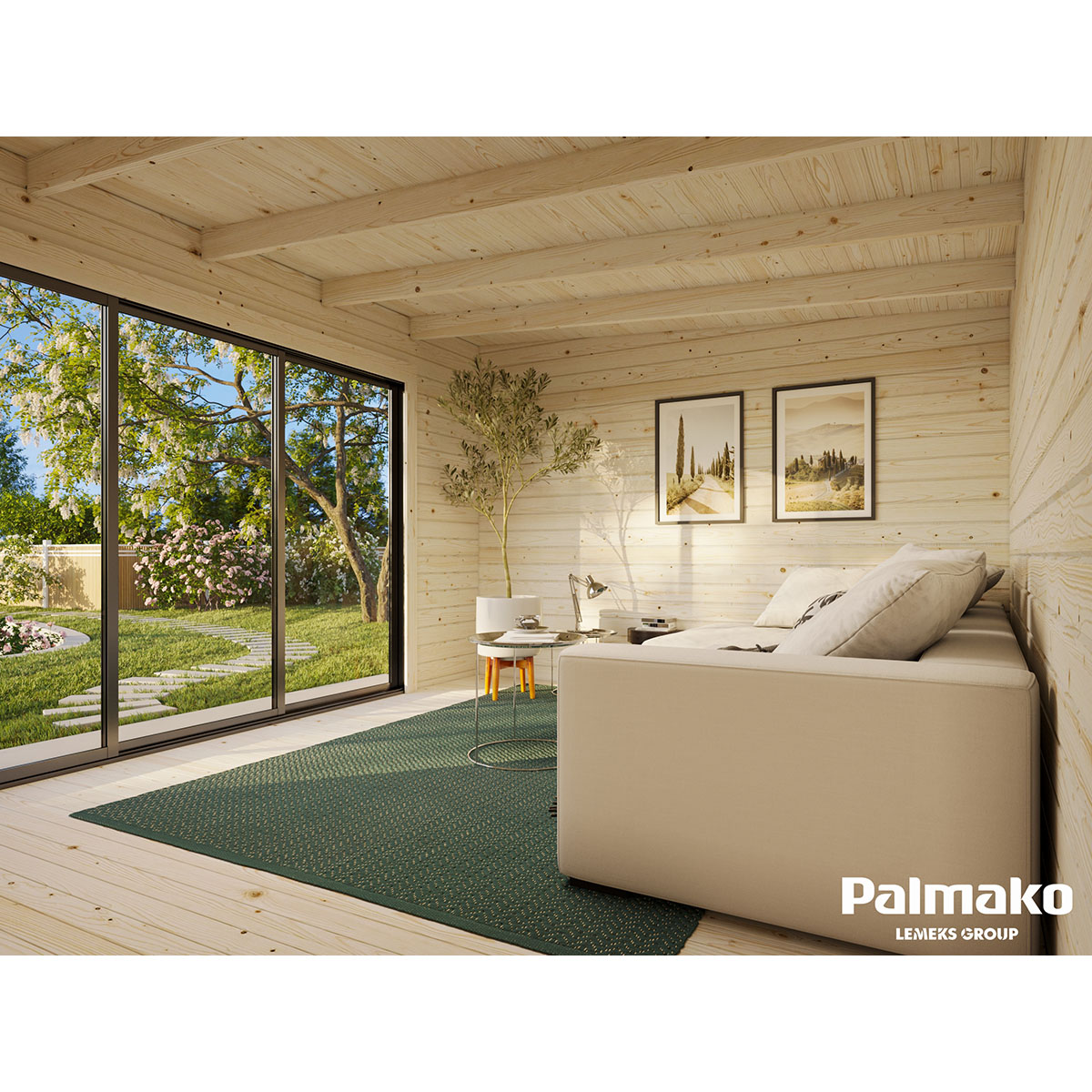 Stuga Palmako Lea 14,9 m2 (inv. 14,2 m2)