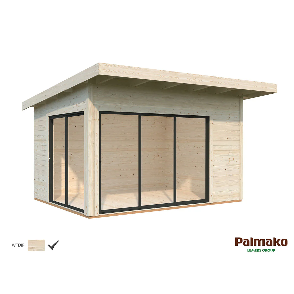 Stuga Palmako Andrea 11,7 m2 (inv. 11,2 m2)