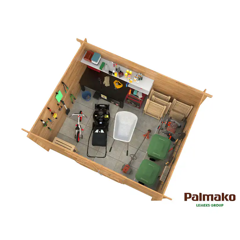 Stuga Palmako Alice 9,3 m2 (inv. 9,0 m2)