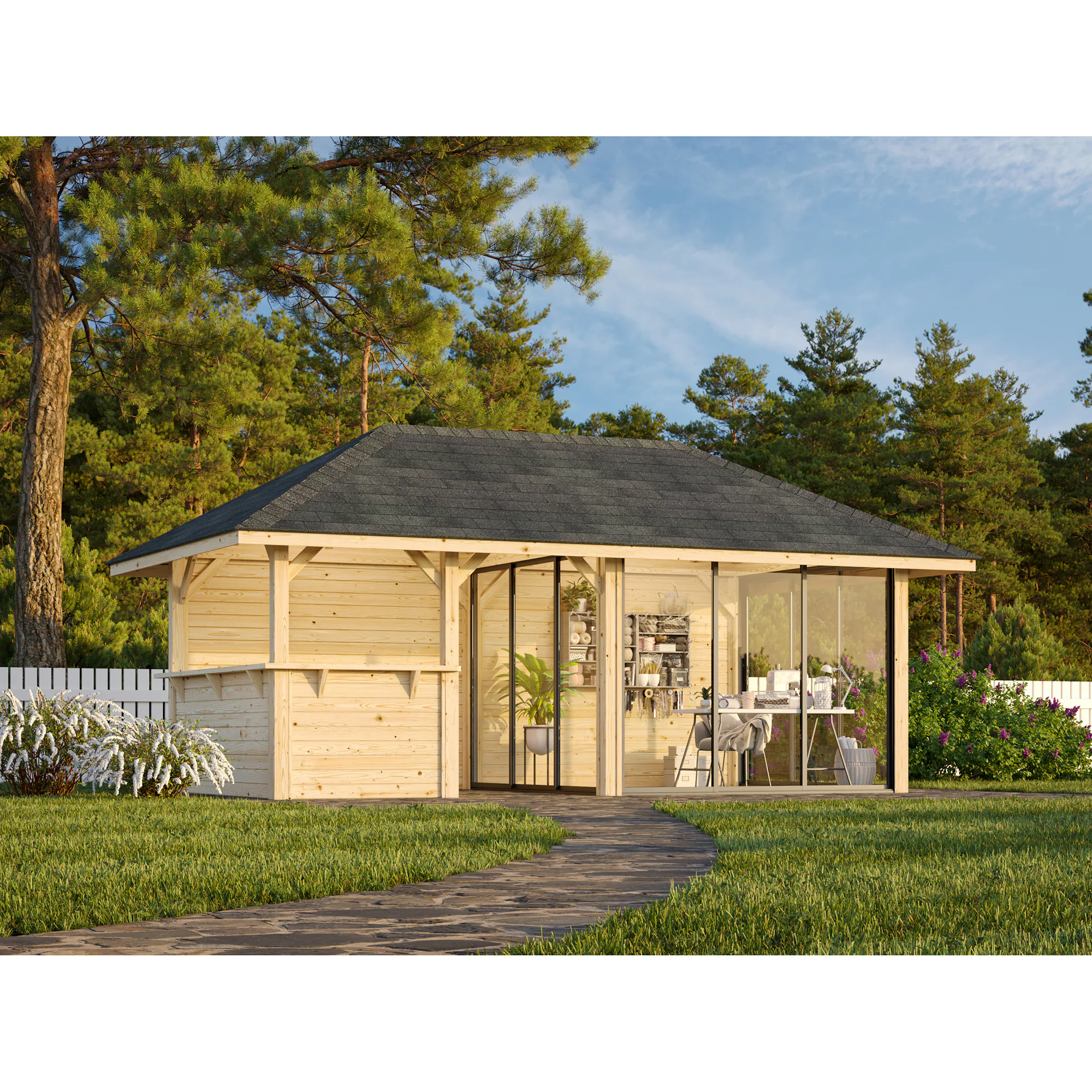 Uterum Palmako Bianca 16,6 m2 Set 208 Slide