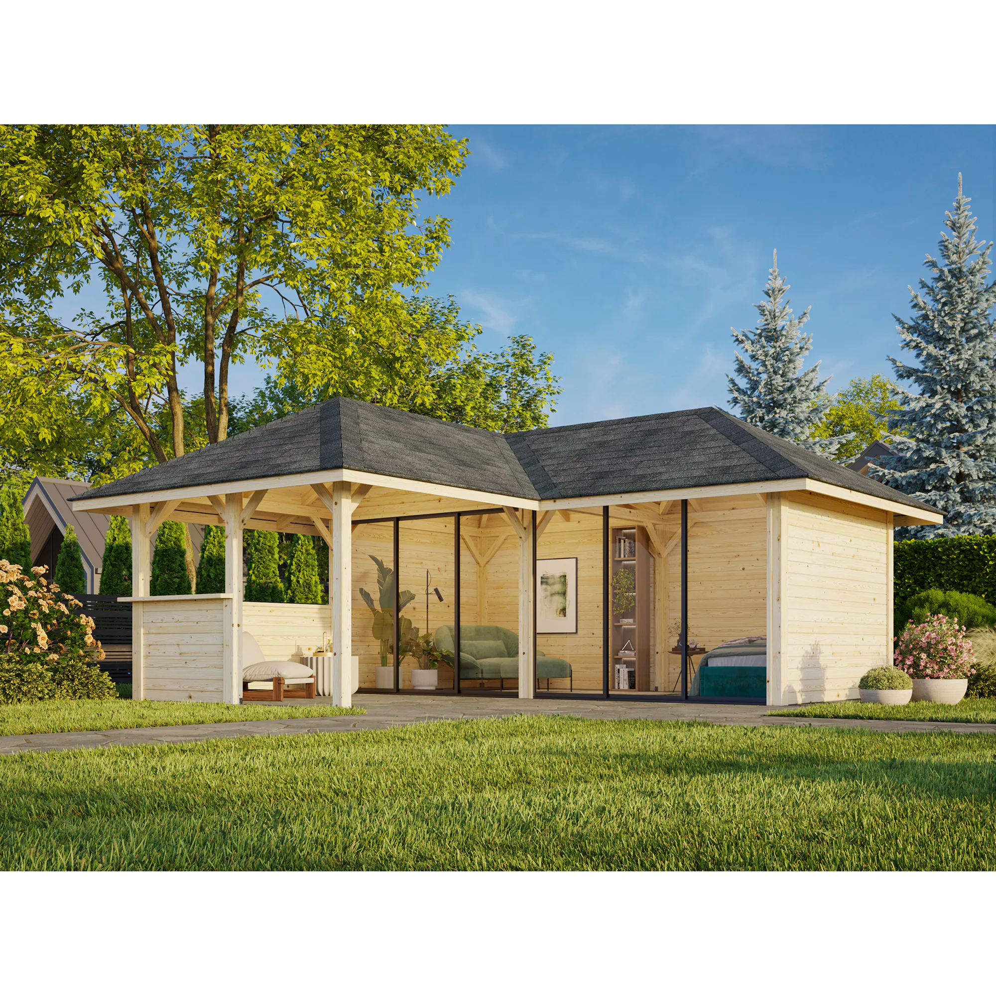 Uterum Palmako Bianca 24,9 m2 Set 222 Slide