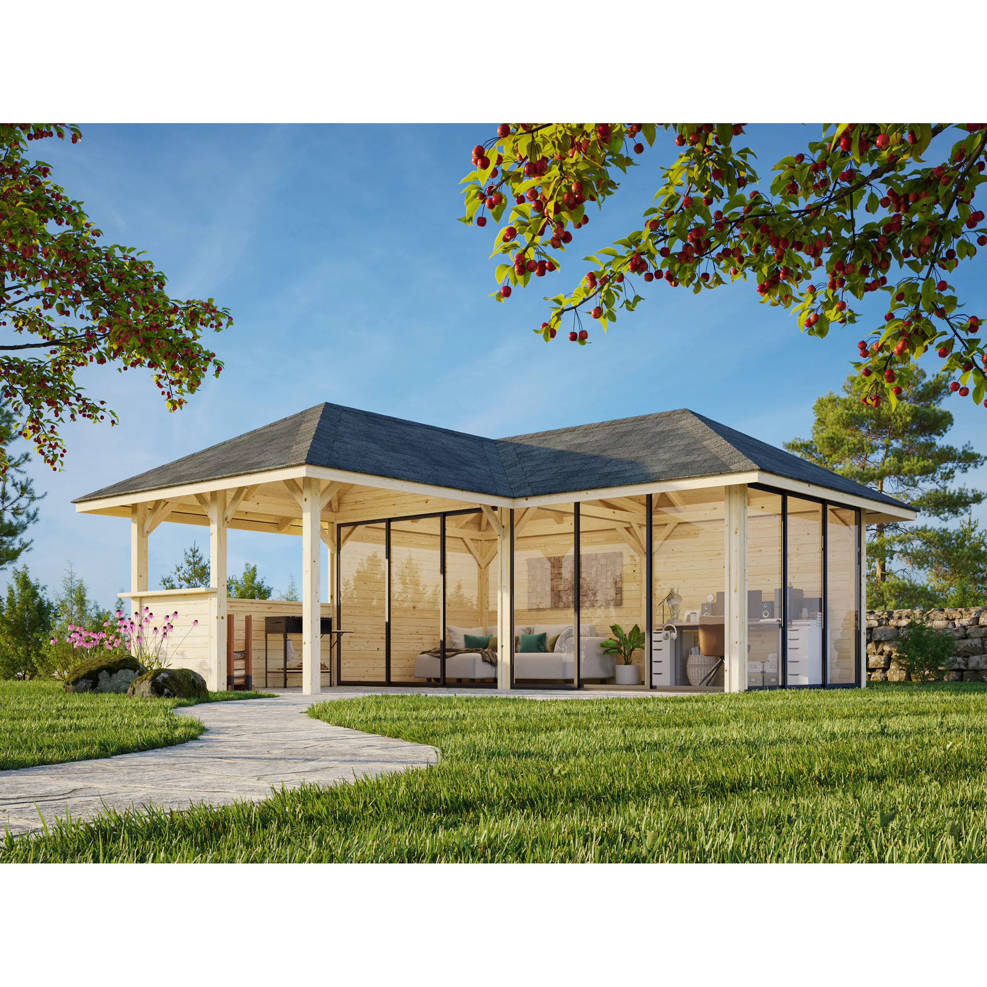 Uterum Palmako Bianca 24,9 m2 Set 223 Slide