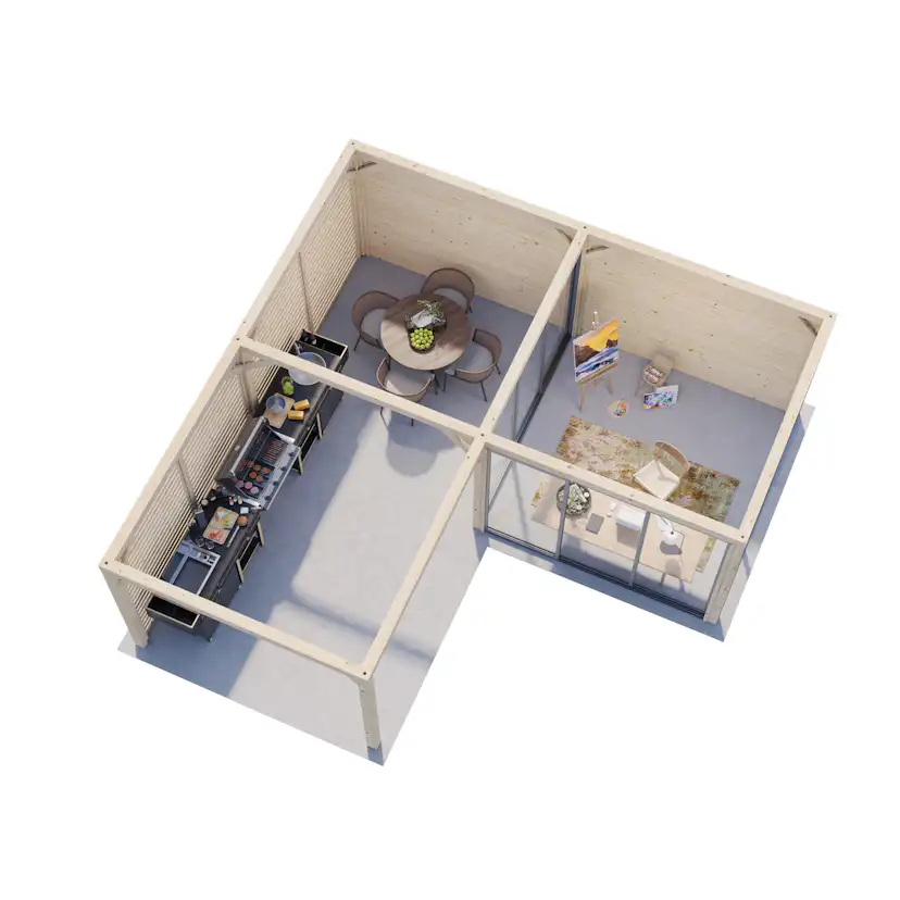 Uterum Palmako Lenna 24,9 m2 Set 711 Slide Plus