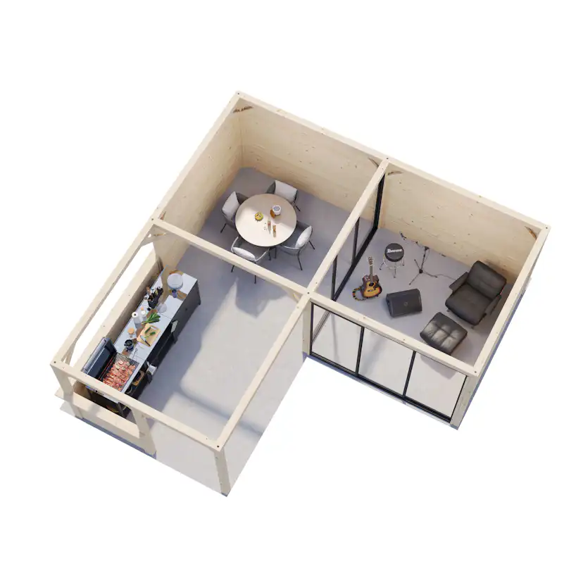 Uterum Palmako Lenna 24,9 m2 Set 709 Slide Plus