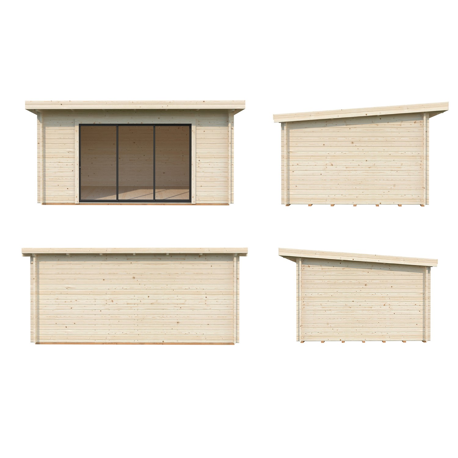 Stuga Palmako Lea 14,9 m2 (inv. 14,2 m2)