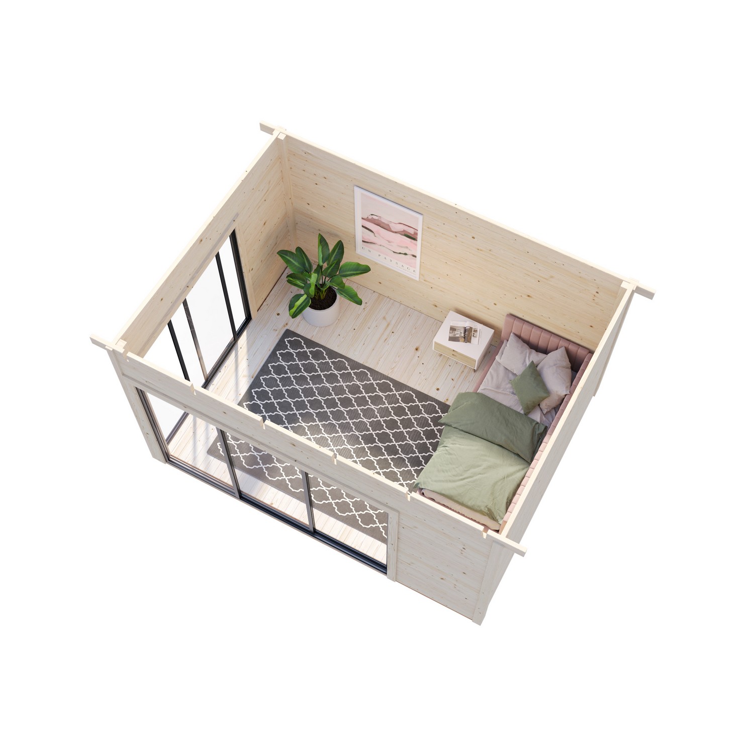 Stuga Palmako Andrea 11,7 m2 (inv. 11,2 m2)