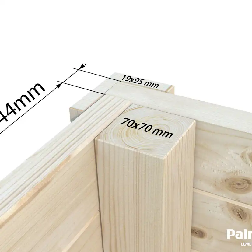 Stuga Palmako Andrea 11,7 m2 (inv. 11,2 m2)