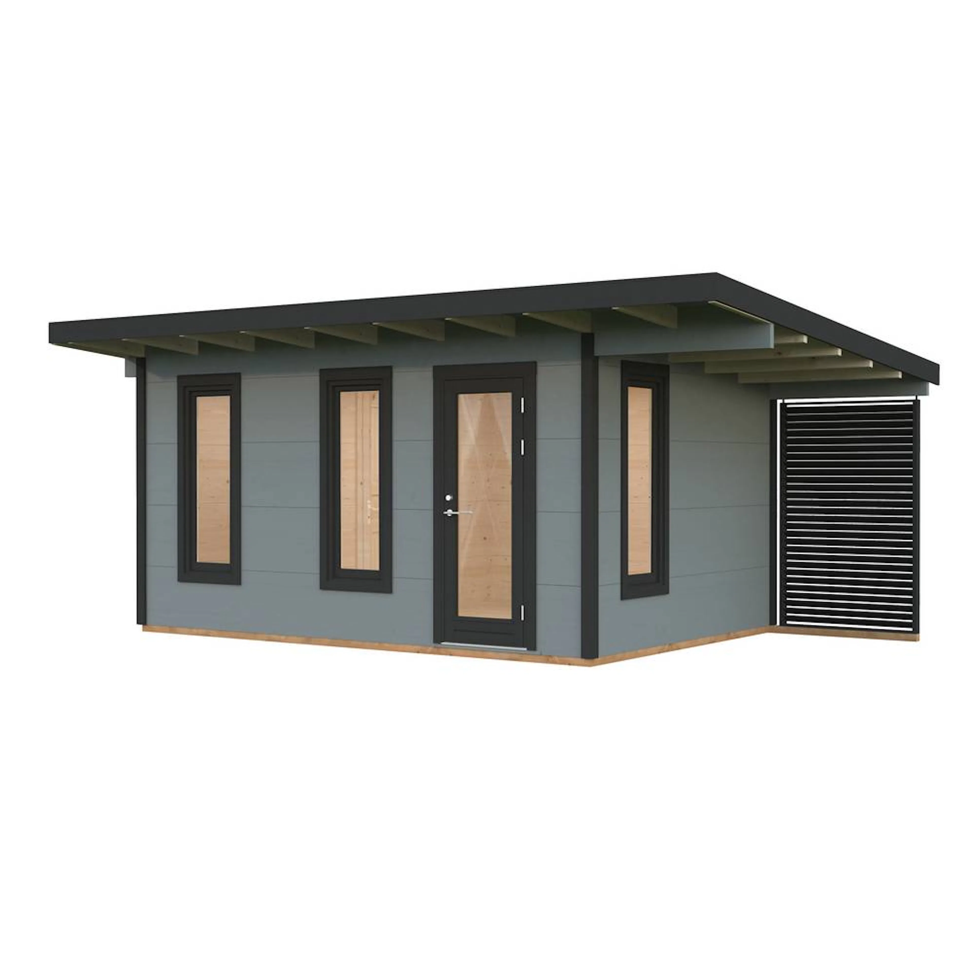 Trädgårdshus Palmako Grace 13,4+4,1 m2