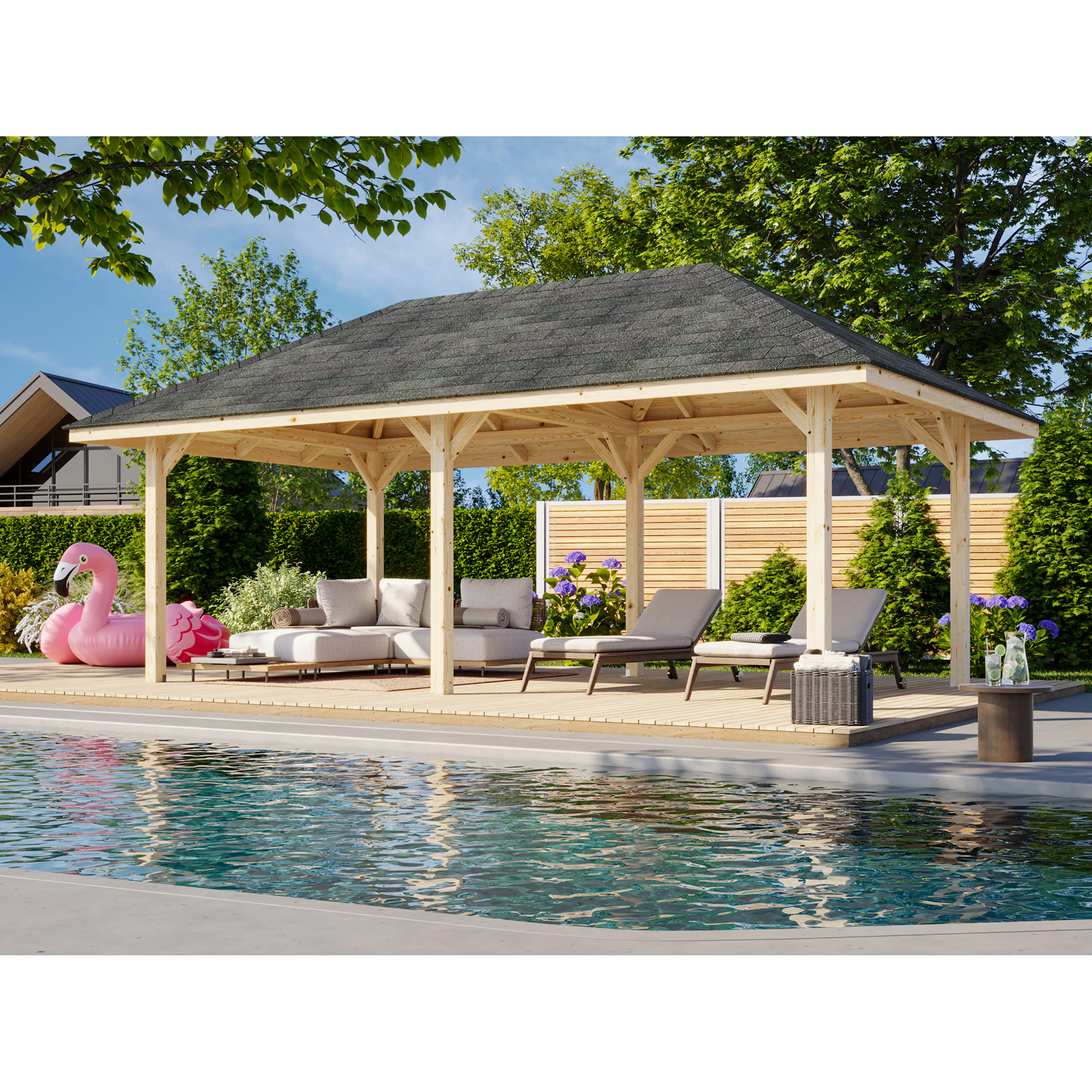 Stuga Palmako Bianca 16,6 m2