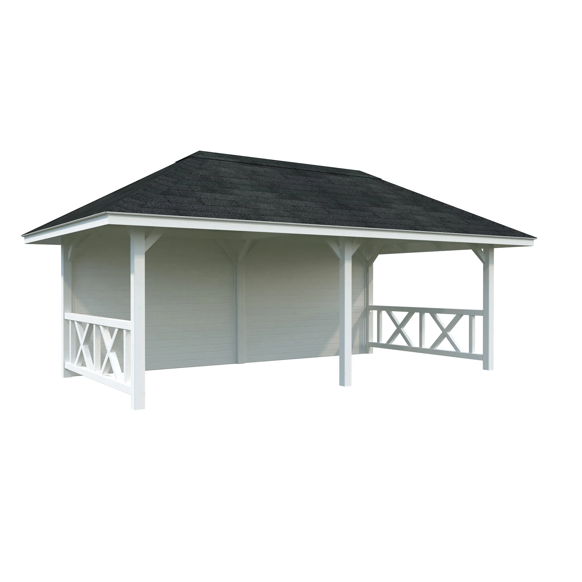 Stuga Palmako Bianca 16,6 m2 Set 2