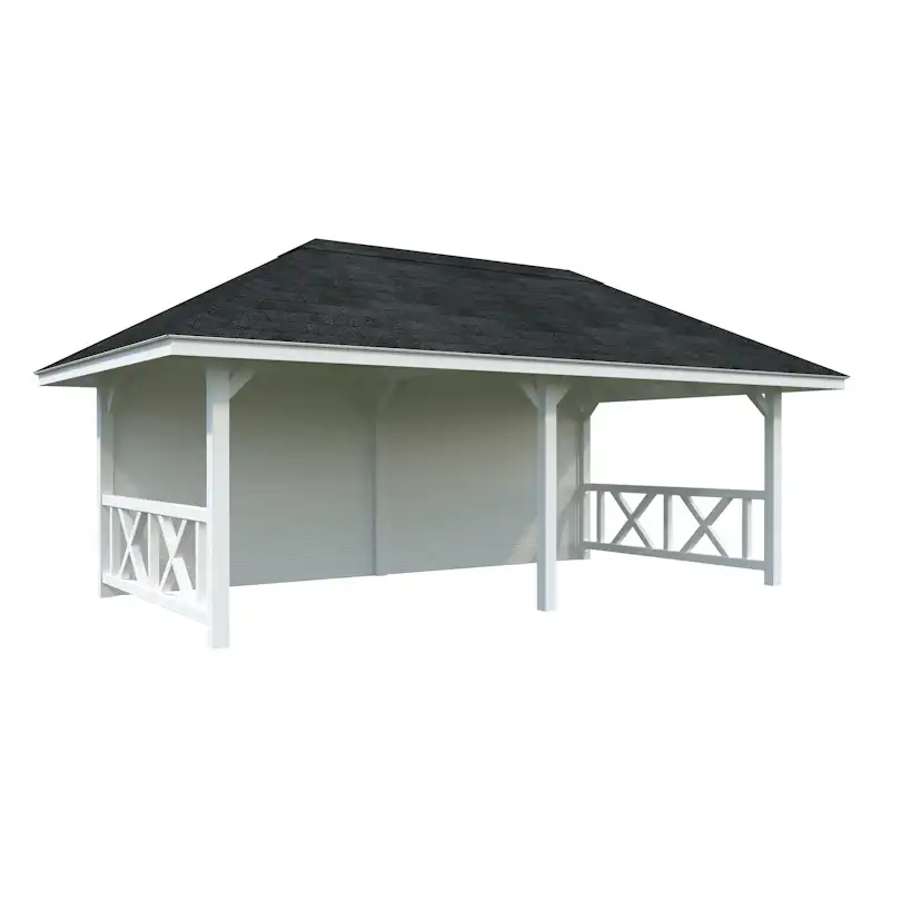 Stuga Palmako Bianca 16,6 m2 Set 2