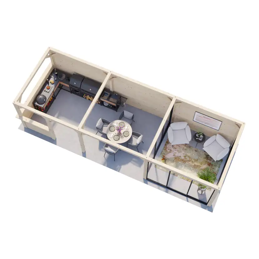 Uterum Palmako Lenna 24,9 m2 Set 416 Slide