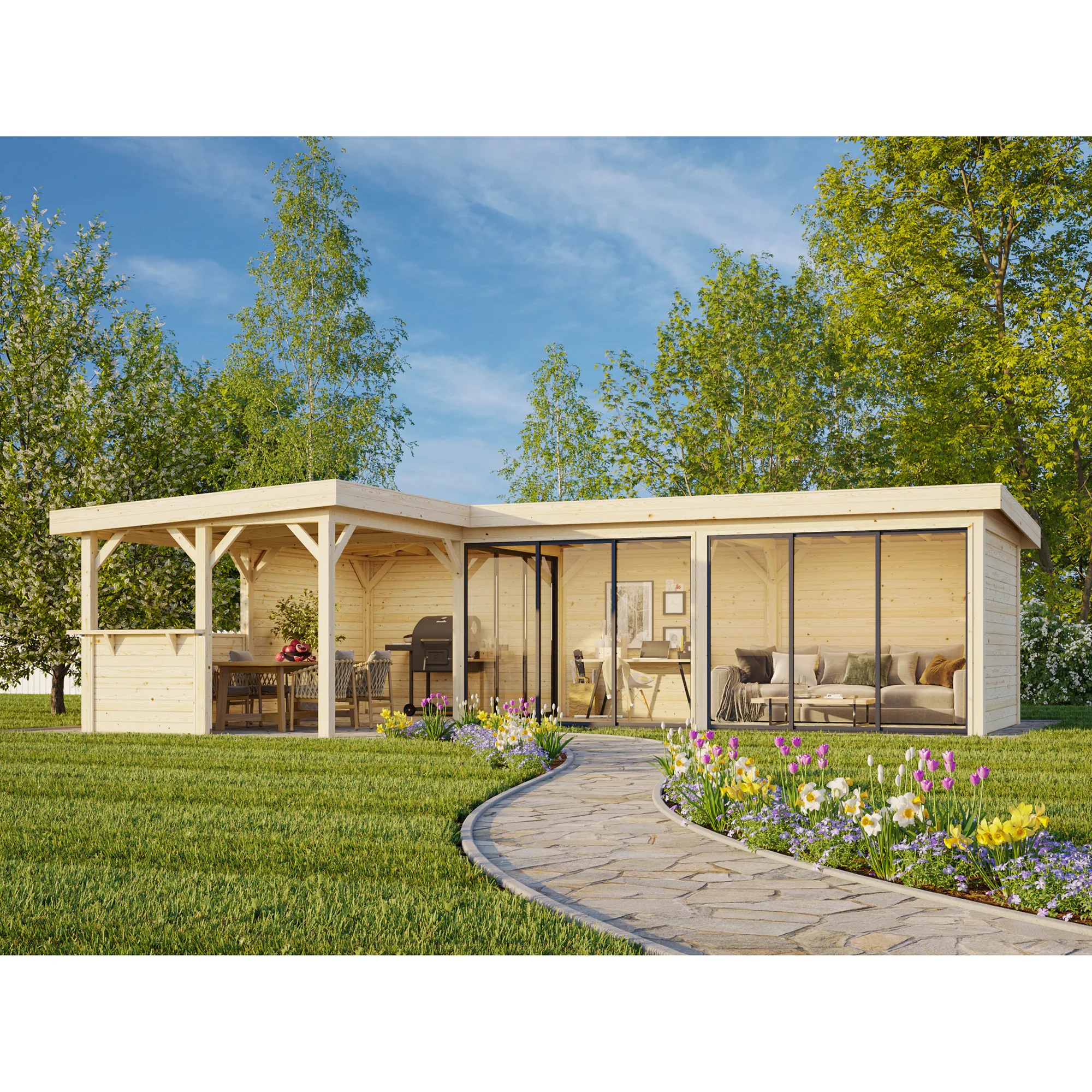 Uterum Palmako Lenna 33,2 m2 Set 420 Slide