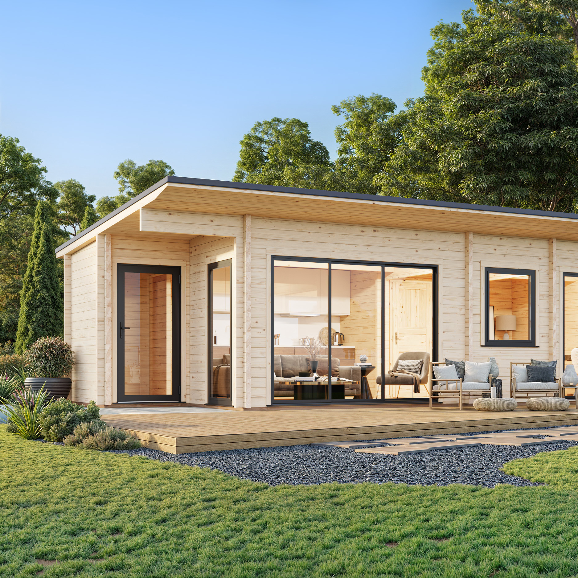 Trädgårdshus Cecilia 34,6 m2