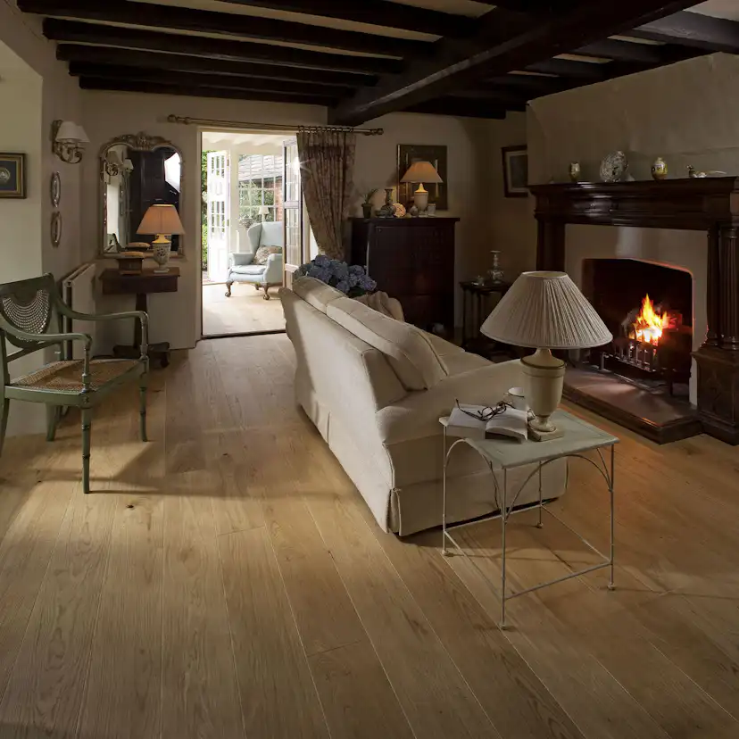 Parkettgolv Kährs Cornwall Mattlackad Borstad Ek 1-stav