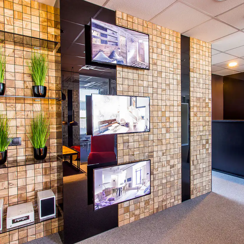 Väggpanel Emotionwood Square 70 Oliv