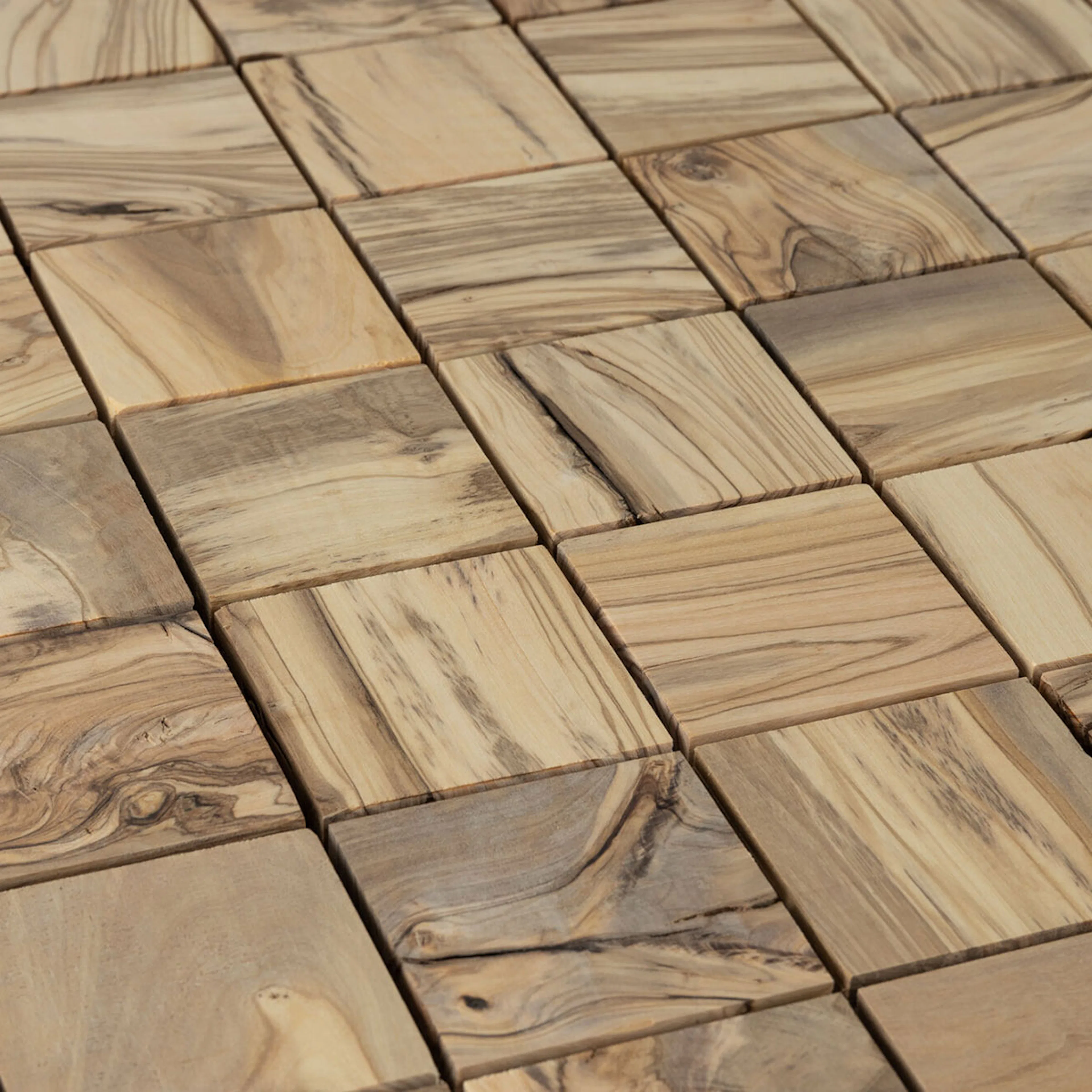 Väggpanel Emotionwood Square 70 Oliv