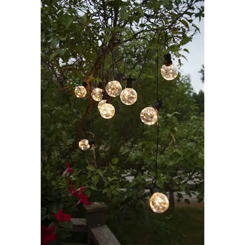 Ljusslinga Star Trading Big Circus 10L LED Utebelysning Svart