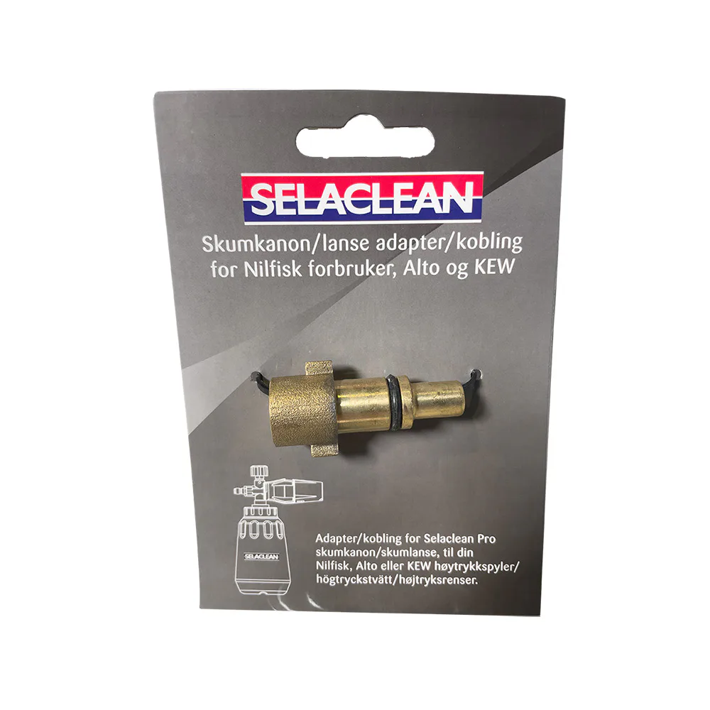 Högtryckskoppling Selaclean För Nilfisk Hobby/KEW/Alto 1/4 tum inv