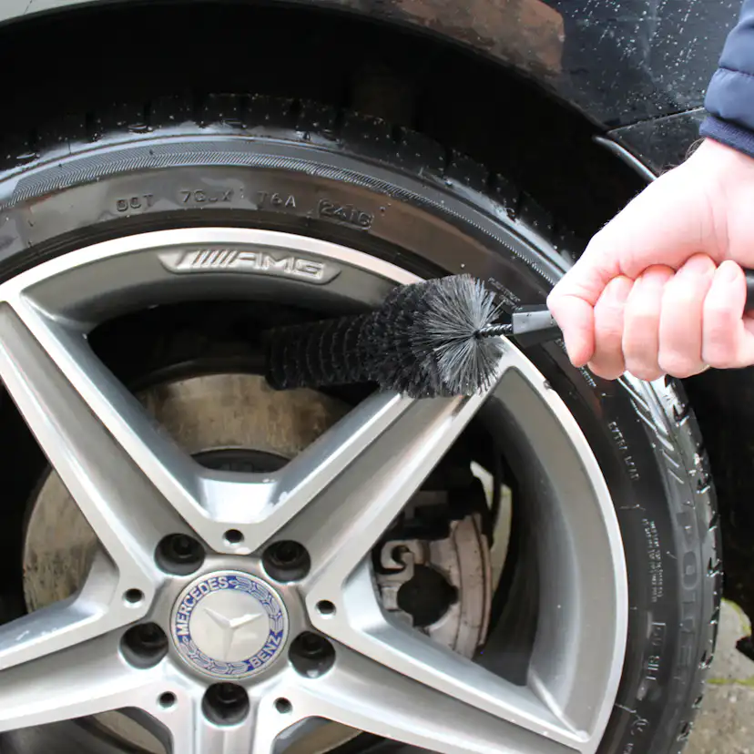 Handborste Vikan Fälgborste Mjuk Ø65 mm 325 mm