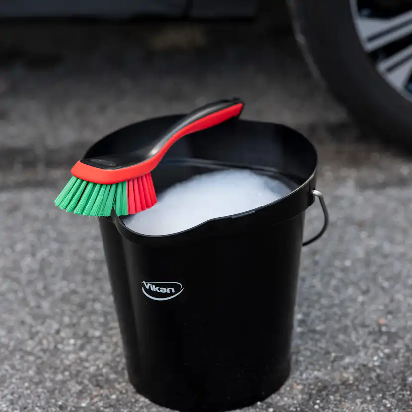 Handborste Vikan Multiborste Stor Mjuk Svart 345 mm