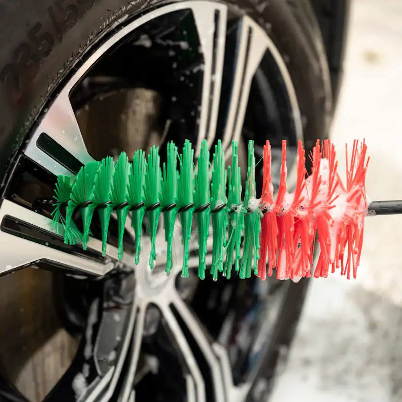 Handborste Vikan Fälgborste Stor Mjuk Ø105 mm 425 mm