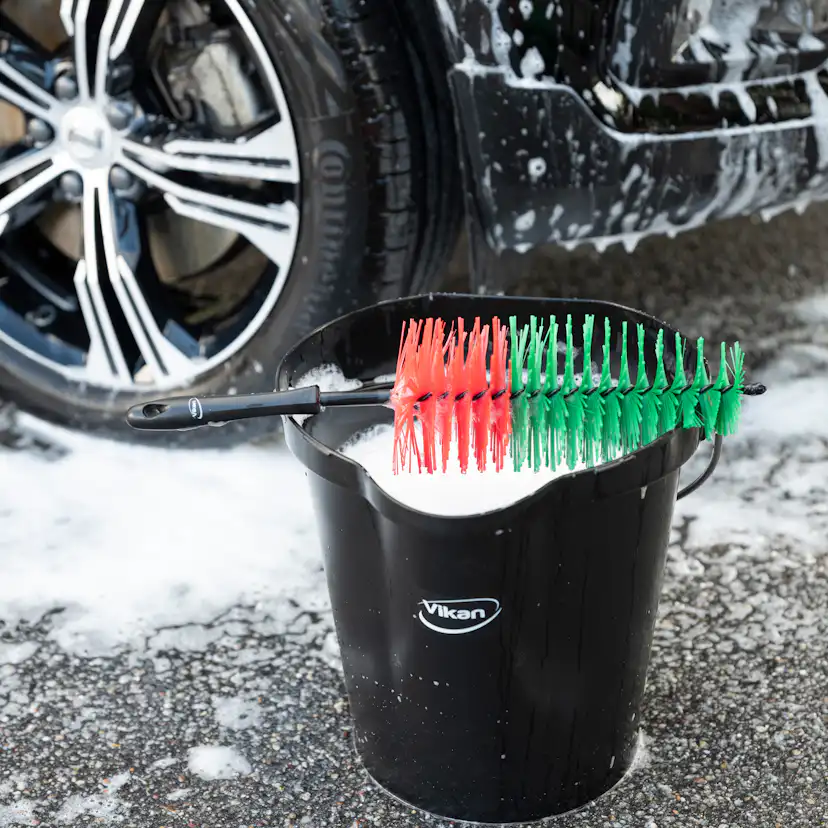 Handborste Vikan Fälgborste Stor Mjuk Ø105 mm 425 mm