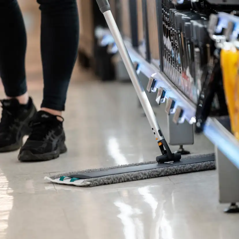 Skaft Vikan Teleskopskaft Aluminium m/Klicksystem Ø29 mm 1235-1770 mm