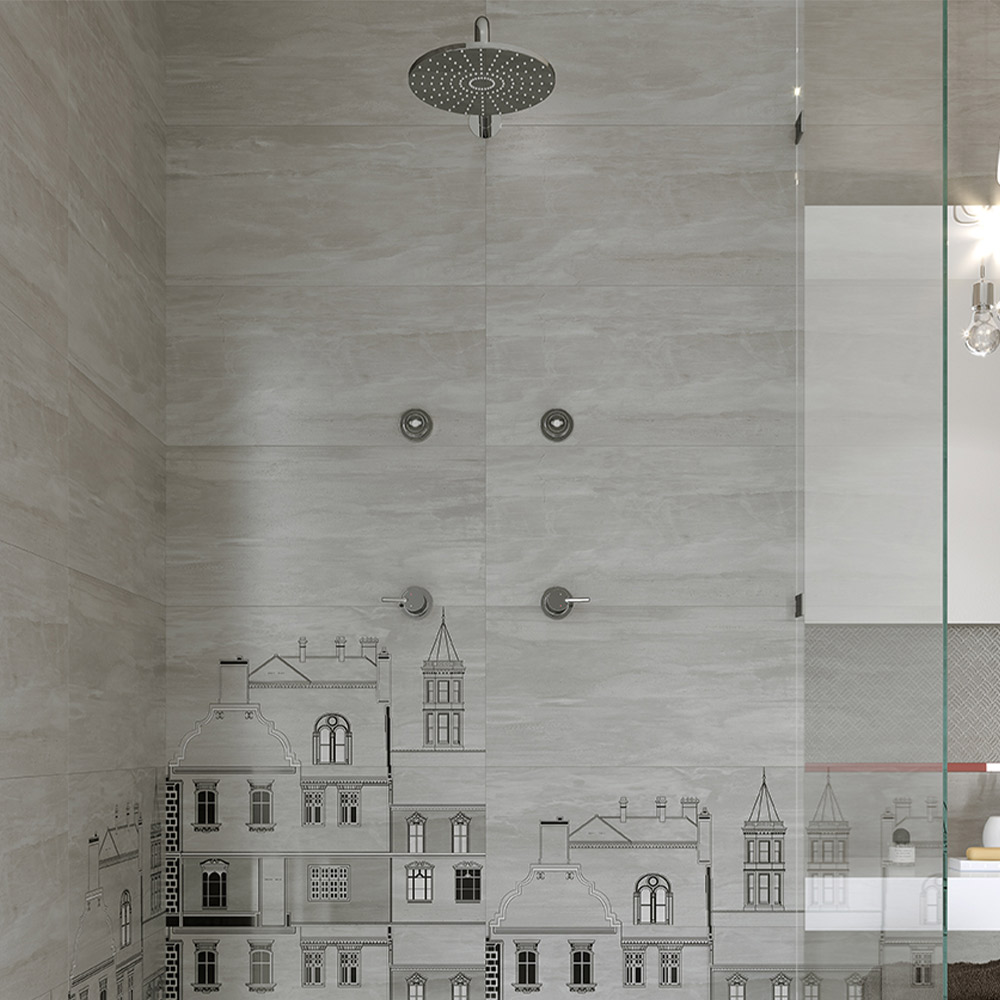 Kakel Cersanit City Light Ljusgrå Matt 30x60 cm