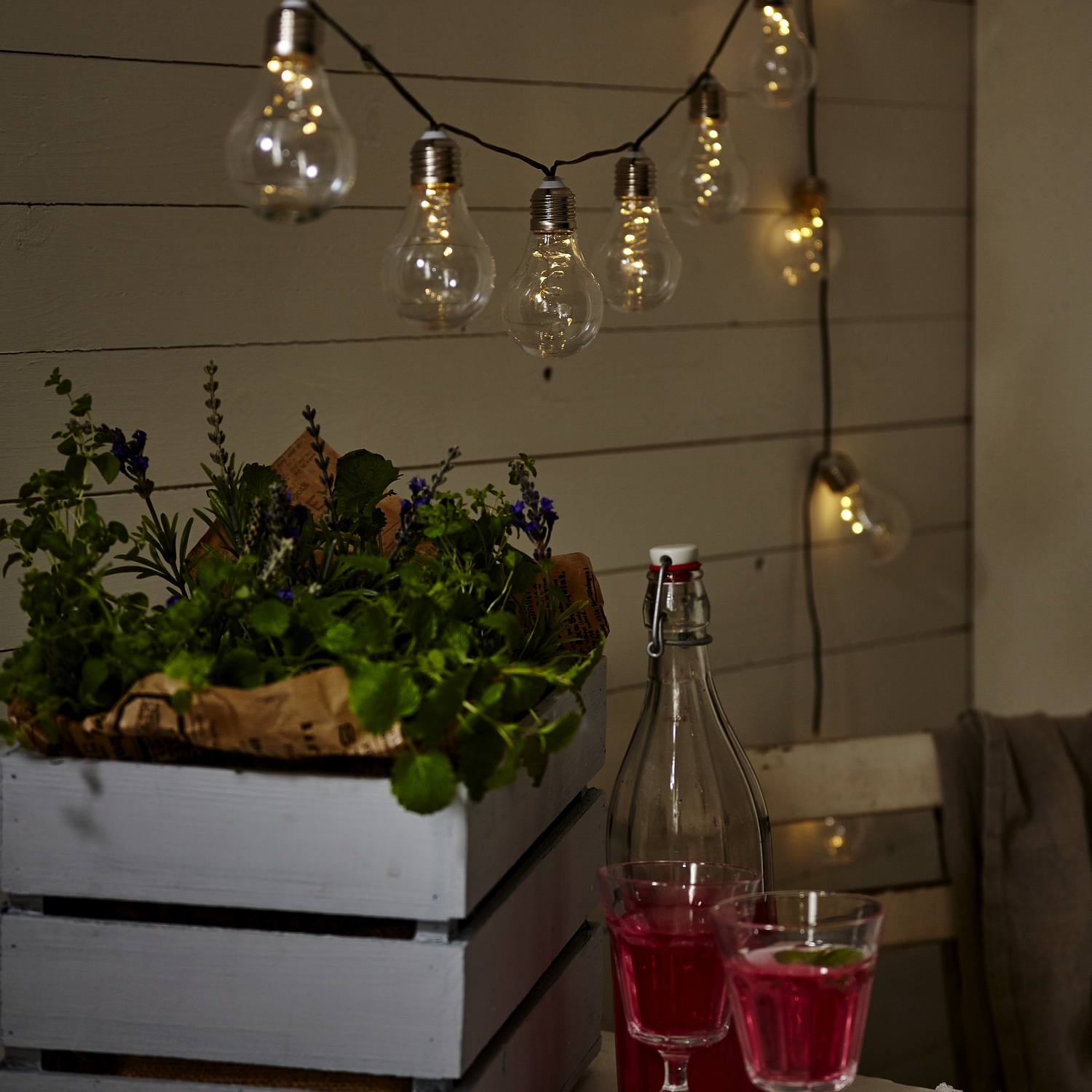 Solcells-ljusslinga Star Trading Glow