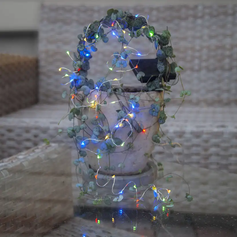 Solcells-ljusslinga Star Trading Dew Drop