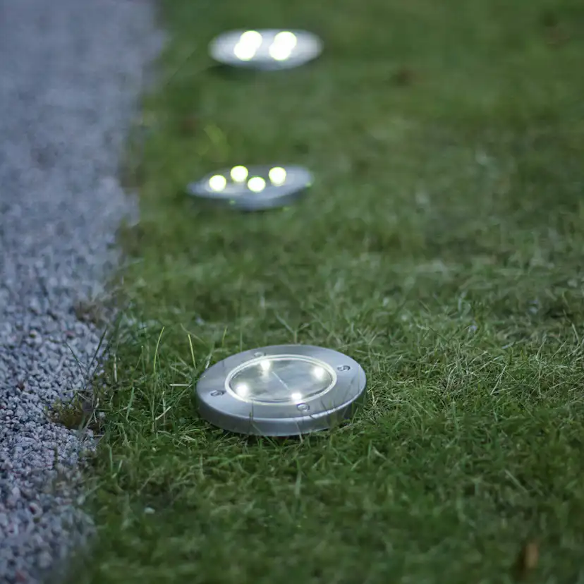 Solcellslampa Star Trading Lawnlight LED Utebelysning 3-pack