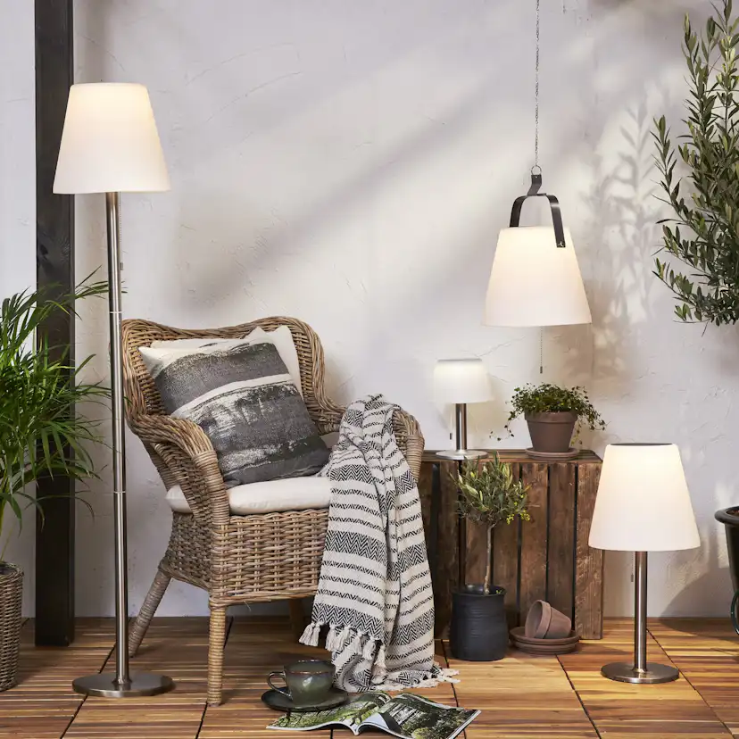 Solcellsdekoration Star Trading Solia Shade 26 cm