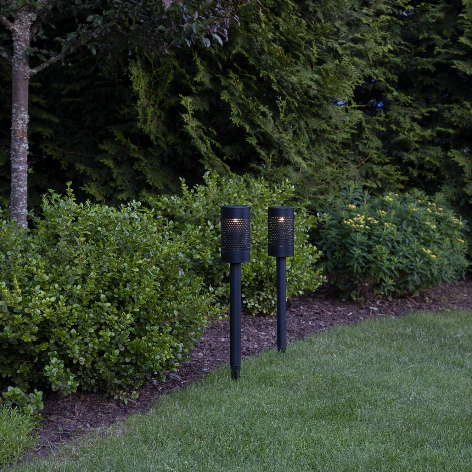 Solcells-pollare Star Trading Blace Gångljus