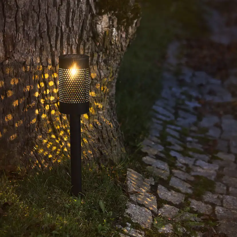 Solcells-pollare Star Trading Blace Gångljus