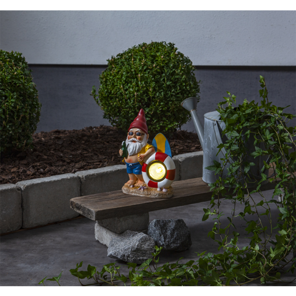 Solcellslampa Star Trading Gnomy Med Livboj