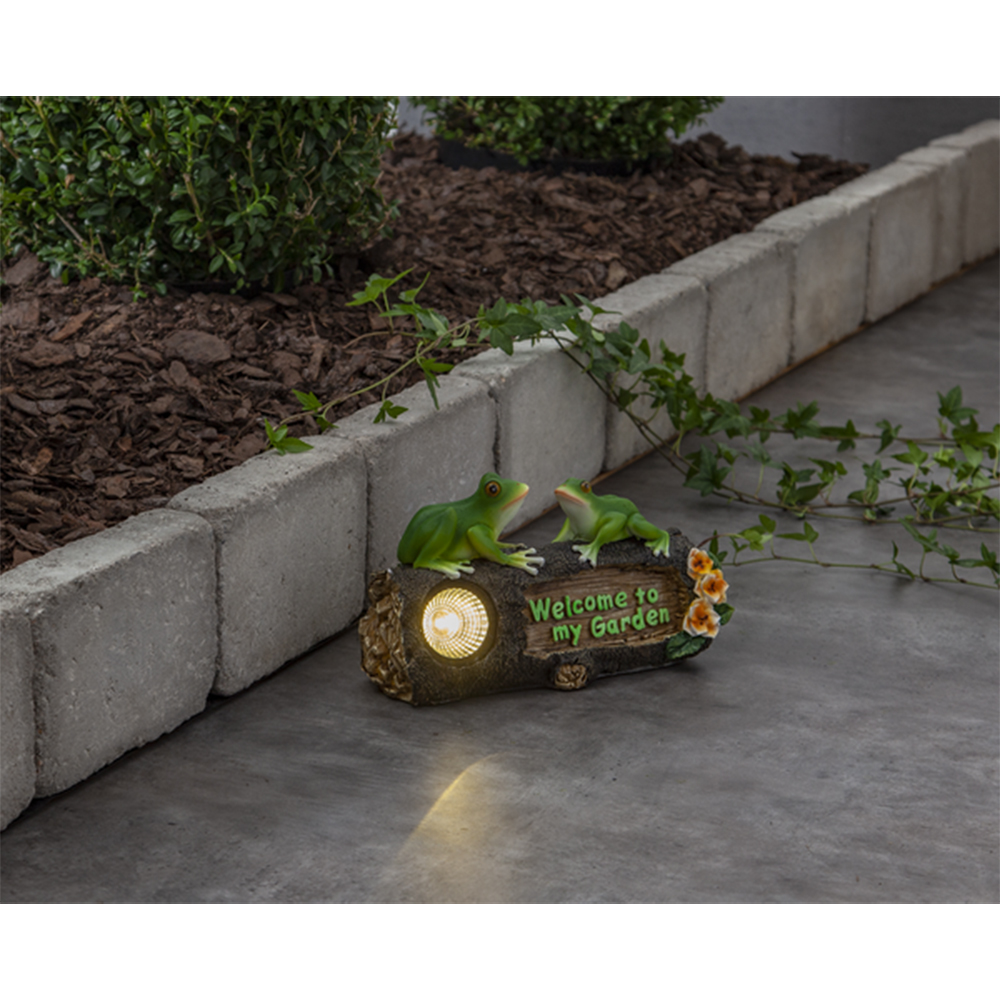 Solcellslampa Star Trading Frogy