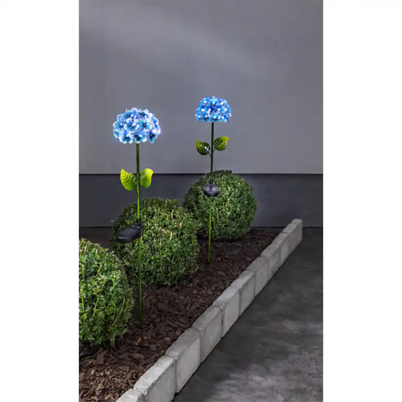 Solcellslampa Star Trading Hortensia