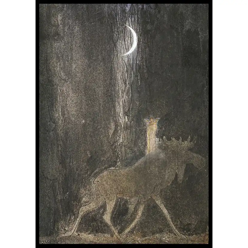 Poster Gallerix Tuvstarr och Skutt av John Bauer