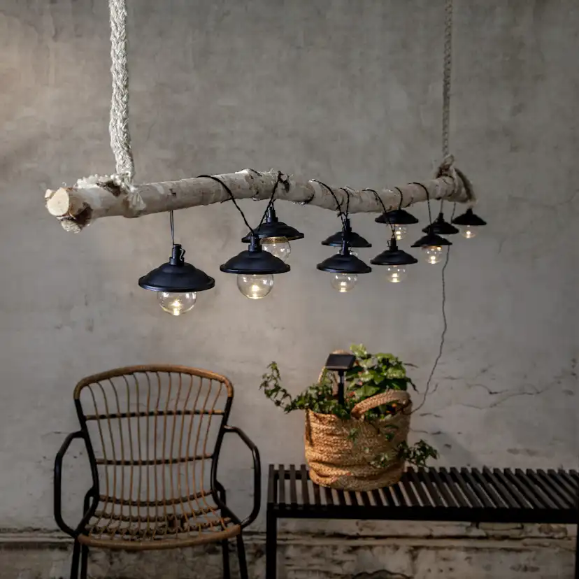 SolcellsLjusslinga Star Trading Globe Shade 10L