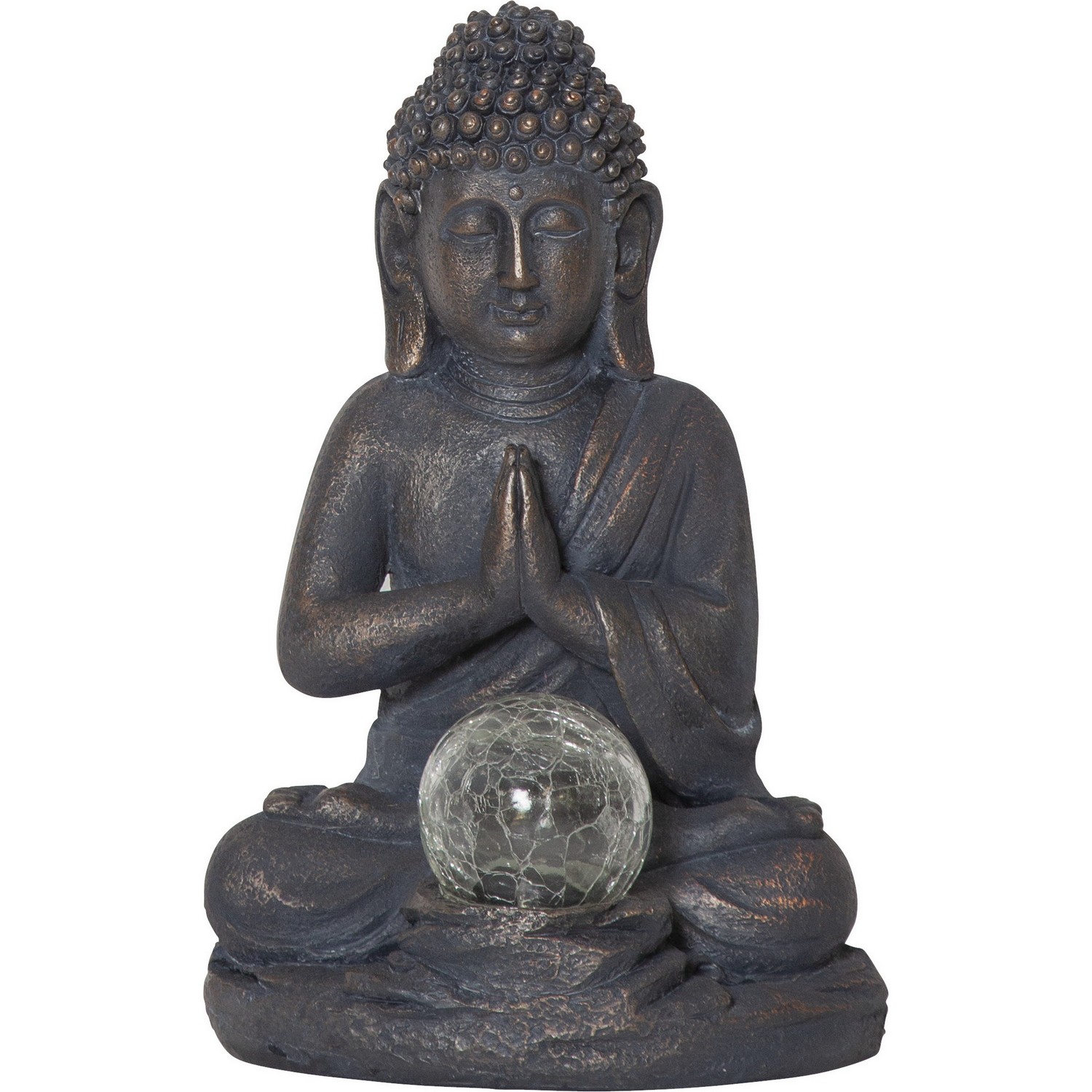 Solcellsdekoration Star Trading Buddha LED Solcellslampa med Sensor
