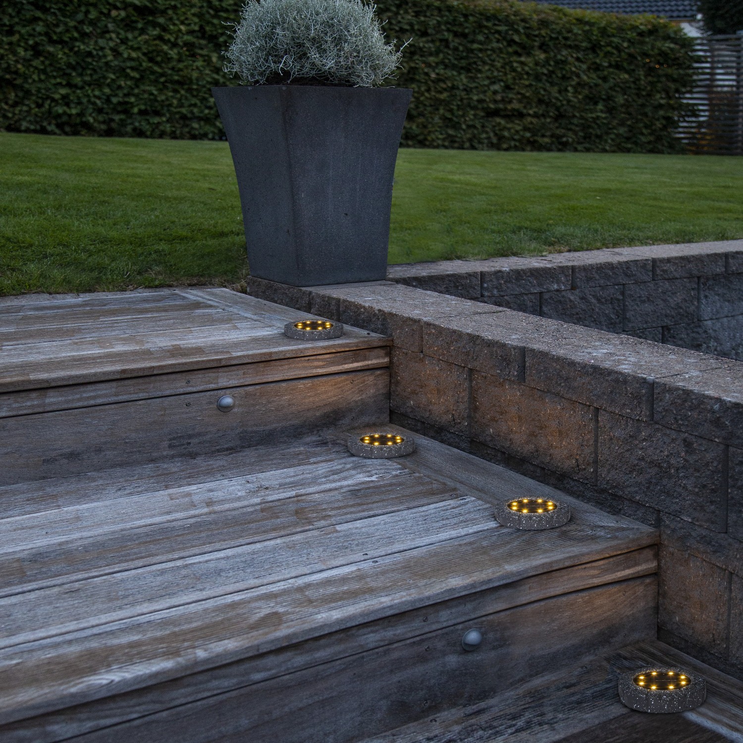 Solcells-Spotlight Star Trading 2-p Lawnlight